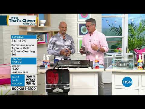 Professor Amos 3piece Grill   Oven Cleaning Set