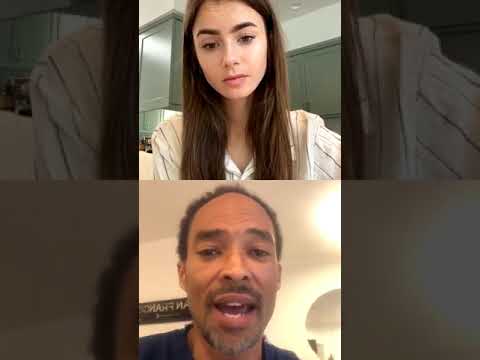 Lily Collins | Instagram Live Stream | May 07, 2020