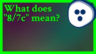 8/7c or 8 - 7 Central means that this show is occurring at 8 o'clock Eastern Time, or 7 o'clo...
