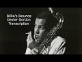 Billie's Bounce-Dexter Gordon's (Bb) Transcription. Transcribed by Carles Margarit