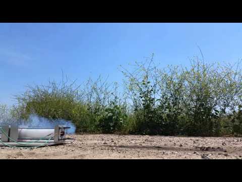 Hybrid Rocket Motor 04 10 2015 Test 2 Paraffin Wax