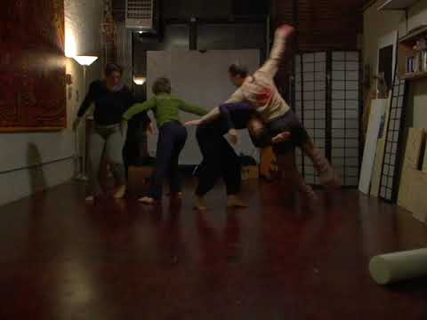 Contact Improvisation Jam - flying, rolling, laughing