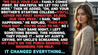 I Worked on My Birthday, and My Dad Texted: “We Sold Your Car - Family Comes First. Be Grateful We..