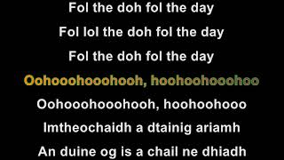 Celtic Thunder - Harry&#39;s Game (Karaoke version) (made by René Maréchal)