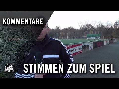 Florian Blaschyk (Co-Trainer FC Viktoria 08 Arnoldsweiler) und Stefan Müller (Trainer SV Schlebusch)