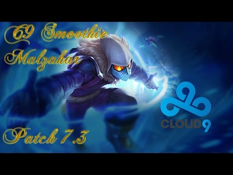C9 Smoothie Malzahar SUPP vs Karma - Patch 7.3 (RANKED)
