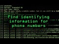 Find Information from a Phone Number Using OSINT Tools [Tutorial]