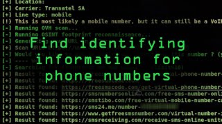 Find Information from a Phone Number Using OSINT Tools [Tutorial]