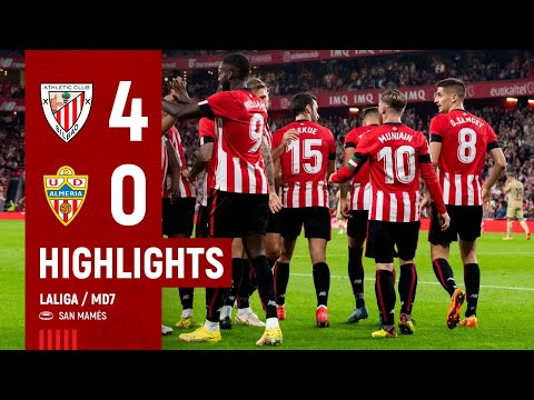 Imagen de portada del video HIGHLIGHTS | Athletic Club 4-0 UD Almería | LaLiga 2022-23 MD7