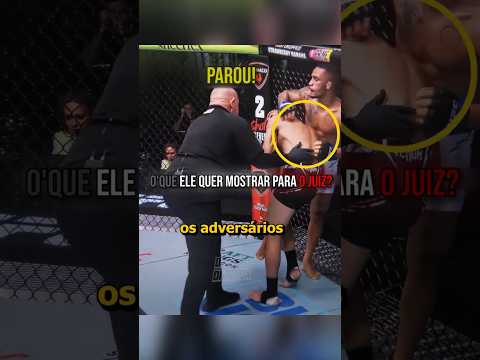 ELE FEZ O JUIZ PARAR A LUTA POR CAUSA DISSO! 😳