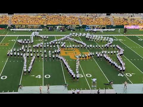 BUGWB Baylor University Golden Wave Band Fantastic Halftime Performance Top Gun 2022
