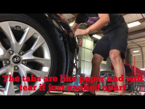 Hyundai Genesis Front Bumper Removal