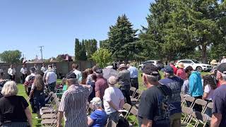 Memorial Day Ceremony at Mueller’s Funeral  Home in Kennewick