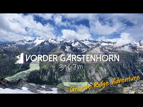 Scrambling the Vorder Gärstenhorn 3167m | Granite Ridge Adventure from Grimselpass | Hidden Lake