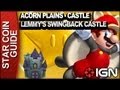 New Super Mario Bros. U 3 Star Coin Walkthrough - Acorn Plains Castle: Lemmy's Swingback Castle
