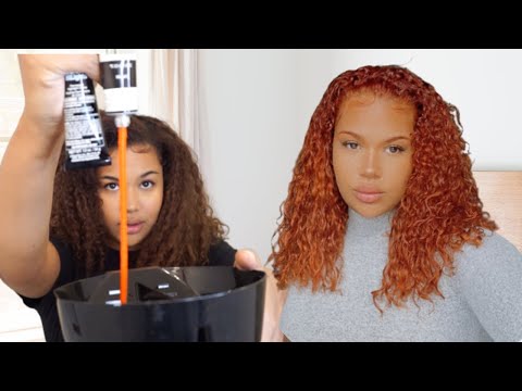 Going from Dyed Dark Brown Hair to Ginger / Copper |...