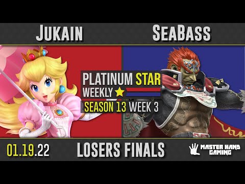 PSW S13:W3 - Jukain (Peach) vs SeaBass (Ganon) - Losers Finals