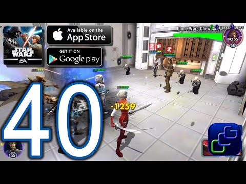 STAR WARS Galaxy of Heroes Android iOS Walkthrough - Part 40 - Dark Side Battles 5 (HARD)