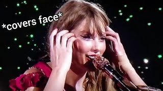Taylor Swift EMBARASSED on stage at The Eras Tour