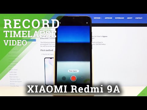 How to Record Timelapse Video in XIAOMI Redmi 9A – Speed Up Videos