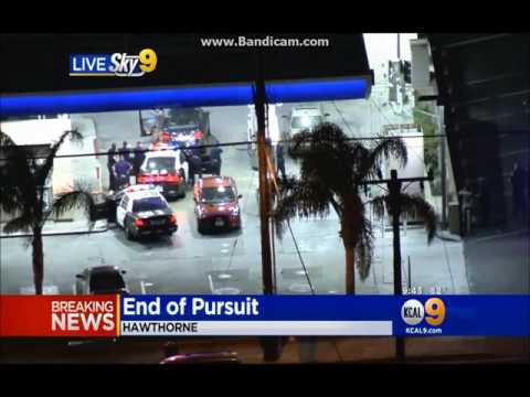 07/20/2016 Los Angeles Police Chase LAPD 2016 - Stolen Car