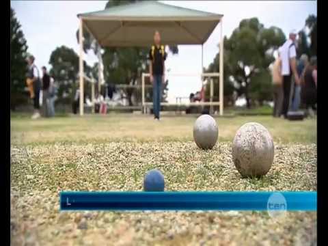 Petanque and not bocce