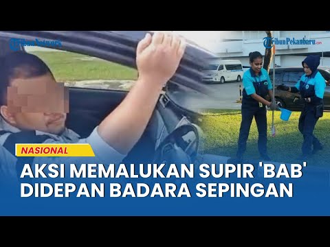ASTAGA! Aksi Sopir Keciduk Buang BAB di Depan Bandara Sepinggan Gegerkan Calon Penumpang