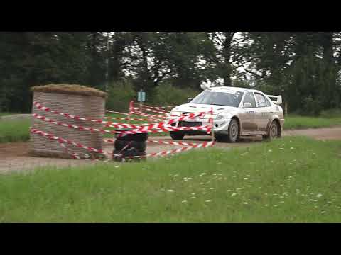 Miks Kenavs / Gundars Berkis Rallijs Cesis 2022 Mitshubishi Lancer evolution VI