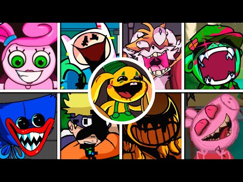 Friday Night Funkin' - "Musical Memory" But Everyone Sings It (Vs Bunzo Bunny Mod)