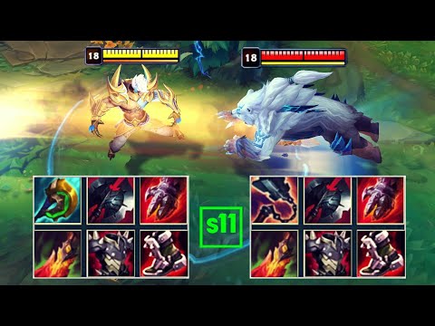 SETT vs VOLIBEAR S11 NEW ITEMS FULL BUILD FIGHTS & Best Moments!
