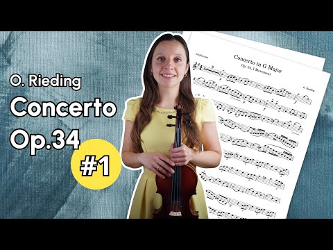 Rieding Concerto Op 34, 1 Movement Violin Tutorial