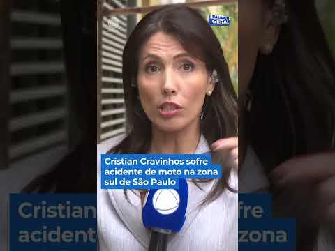 Cristian Cravinhos sofre acidente de moto na zona sul de São Paulo. #BalançoGeral #Shorts
