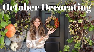October Fall Decorating Ideas & Homemaking Harvest Recipes