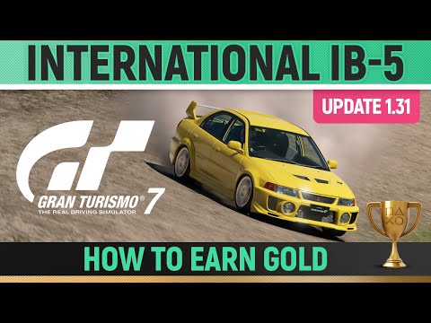 Gran Turismo 7 - International IB-5 License (UPDATE 1.31) 🏆 How to Earn Gold