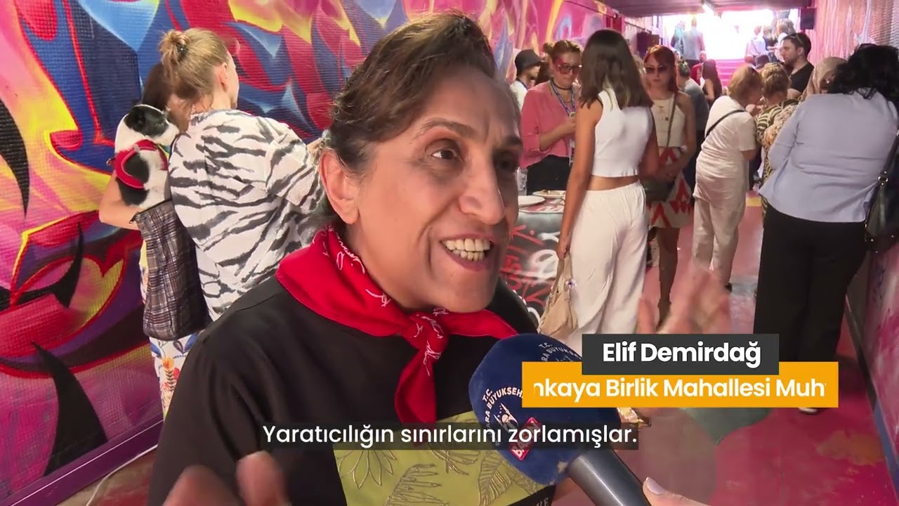 ANKARA'NIN DUVARLARI SANATLA RENKLENİYOR