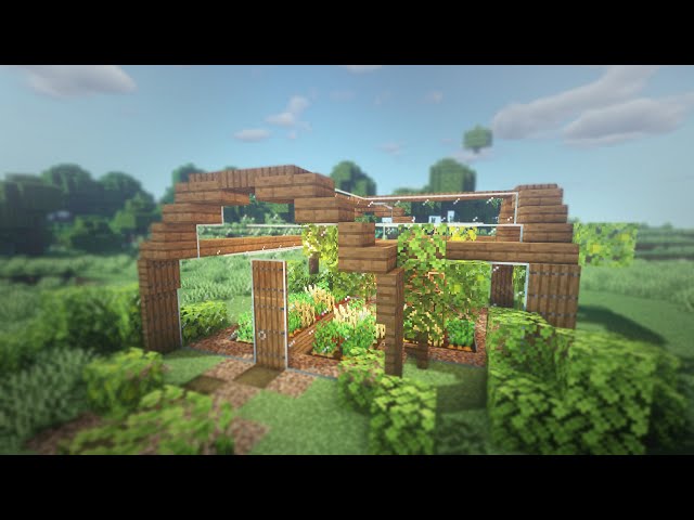 How To Make A Greenhouse In Minecraft