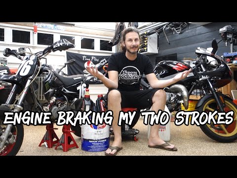 Engine braking on my two strokes, and why it doesn’t bother me!