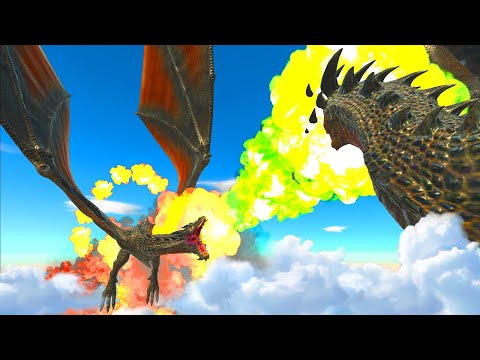 DRAGON vs ARMY OF UNITS - Animal Revolt Battle Simulator
