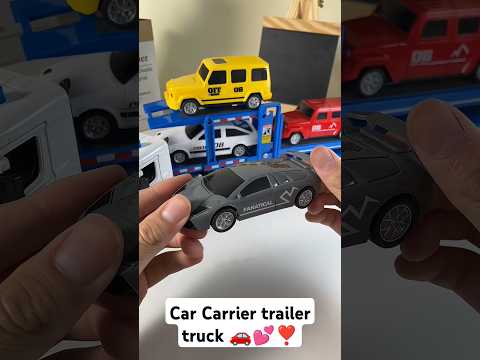 Car Carrier Trailer Transport Truck diecast model #viral #truck #cars