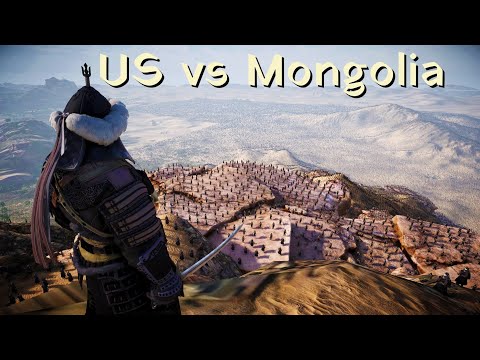 The Great American - Mongolian War | Ultimate Epic Battle Simulator 2 | UEBS 2