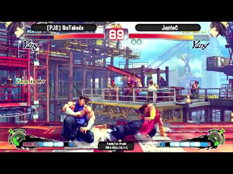 FFA SSF4 AE Tournament (6-18-11) M26 [PJS] IkeTakeda vs JustinC