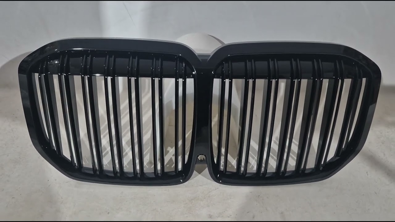 BMW X7 G07 2019- рр. Ніздрі M-Look (2019-2022, чорний глянцевий) Video 1