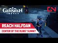 Genshin Impact How to Reach Halfdan & Check the Situation at the Center of the Ruins' Summit