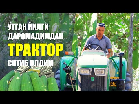 "Ўтган йилги даромадимдан трактор сотиб олдим"