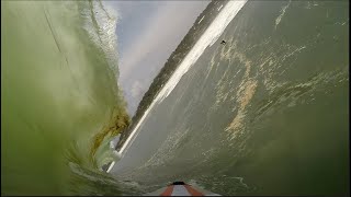 Caught inside by 50 foot wave in Mexico POV