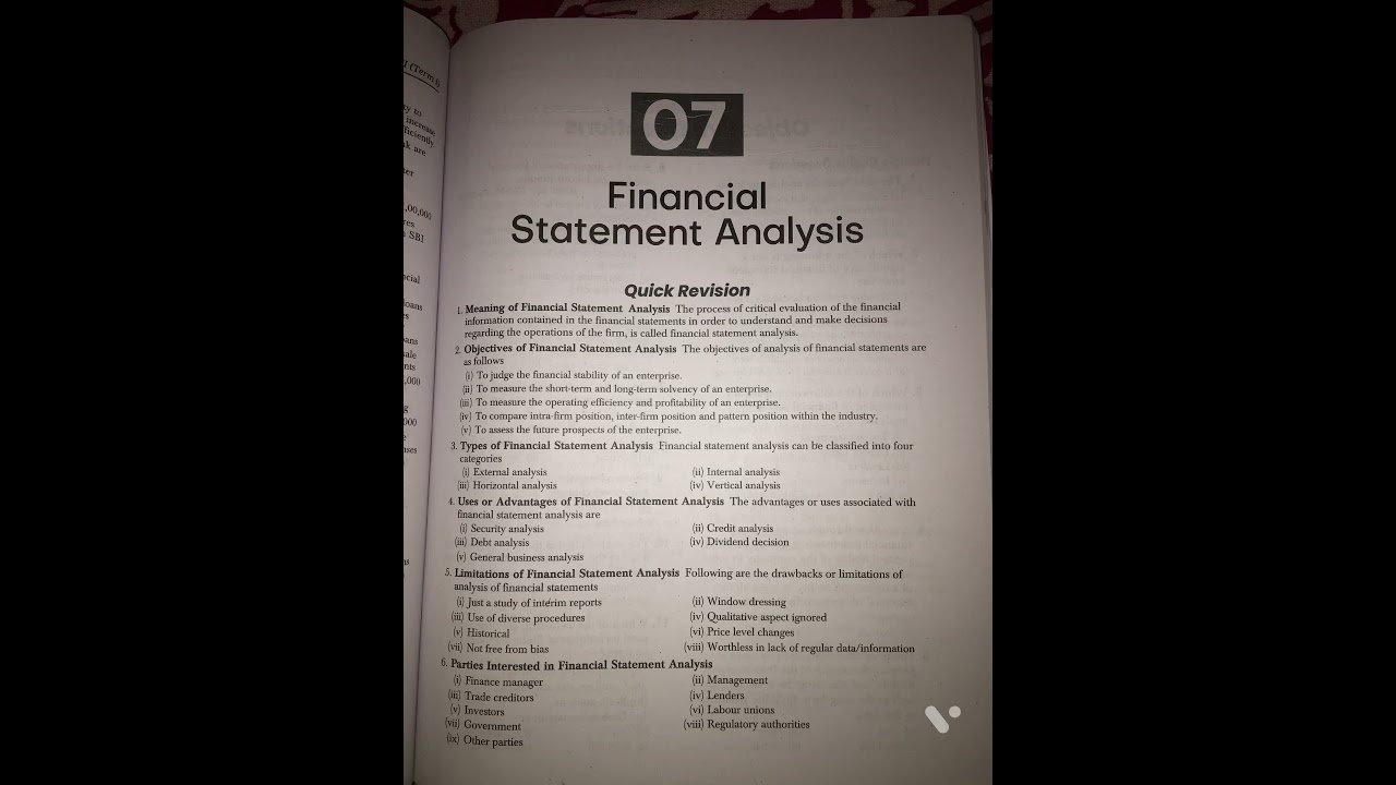 Chapter 2 financial statement analysis class 12 notes pdf in description