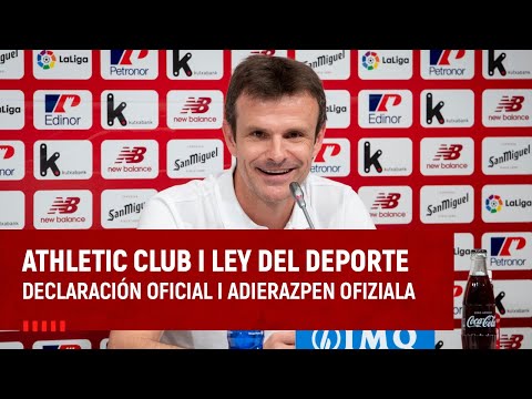 Imagen de portada del video Athletic Club I Kirolaren Legea I Adierazpen ofiziala