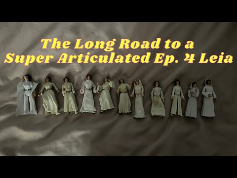 Every 3 3/4 Princess Leia Action Figure in her "Star Wars" A New Hope 1977 white outfit. 1978-2024