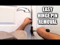 How to Remove Door Hinge Pins with a Hammer and Nail | DIY Home Repair