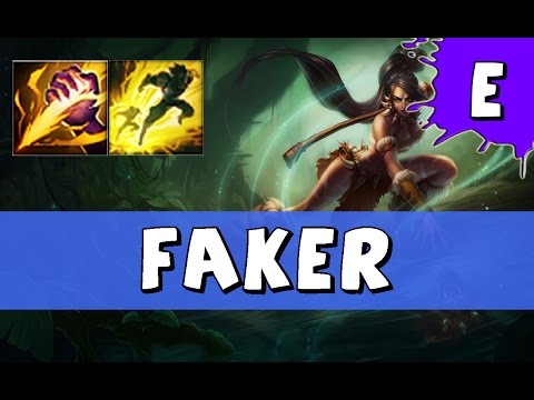 SKT T1 Faker as Nidalee vs Elise JUNGLE - HIGHLIGHTS - League of Legends